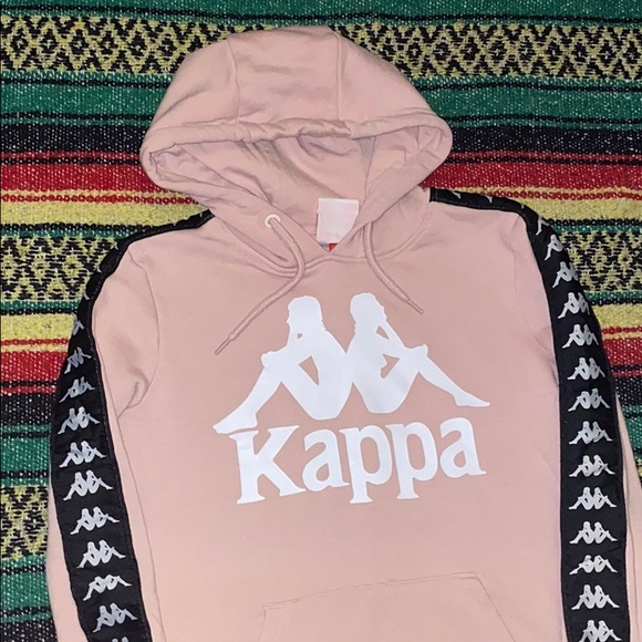 pink kappa hoodie mens